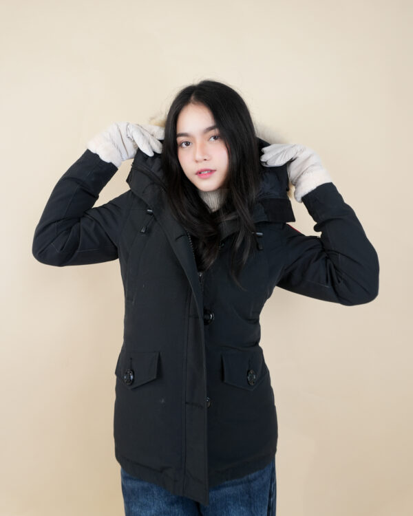 เช่าชุดกันหนาว Canada Goose Everett Puffer Pastels Jacket ดำ สำหรับเที่ยวเมืองหนาว - GO Mall