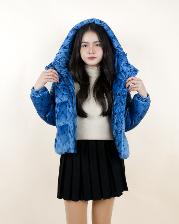 เช่า MLB Diamond Monogram Crop Padded NY Jacket