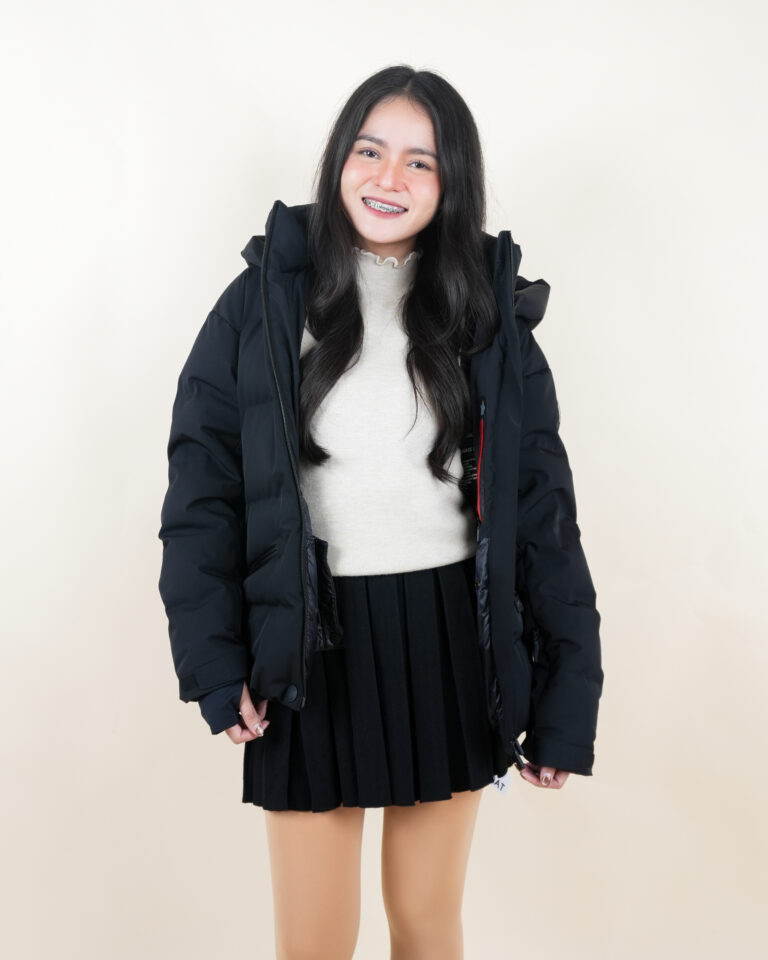 เช่าเสื้อขนห่าน Moncler Grenoble Woman Black Jackets