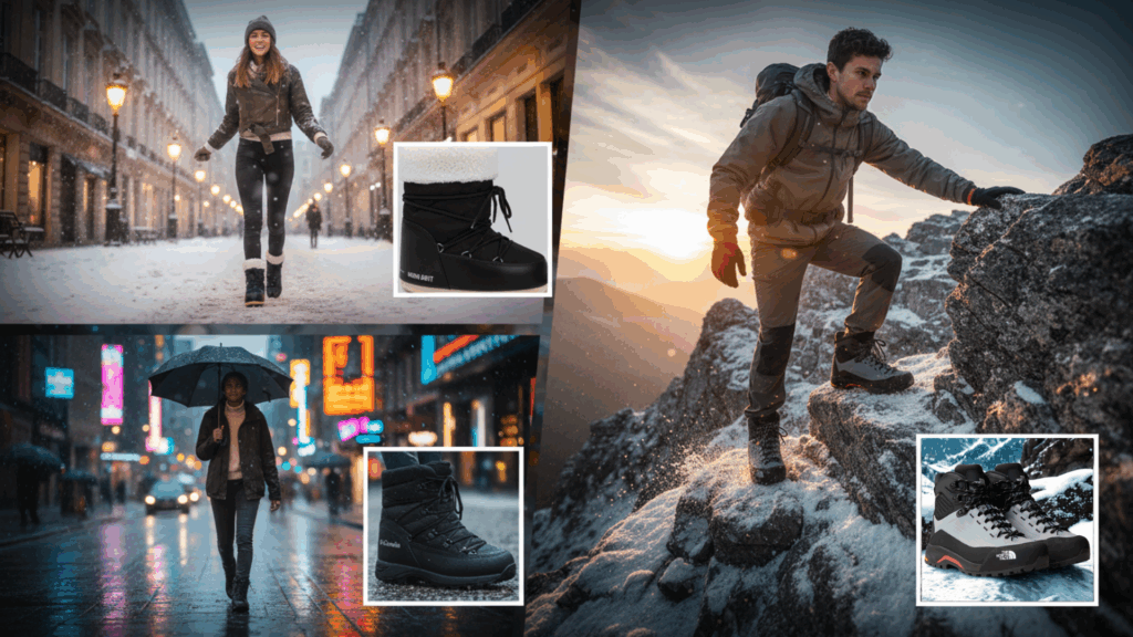 รองเท้ากันหนาว คุณภาพ เลือกแบรนด์ให้เหมาะกับไลฟ์สไตล์และงบประมาณ