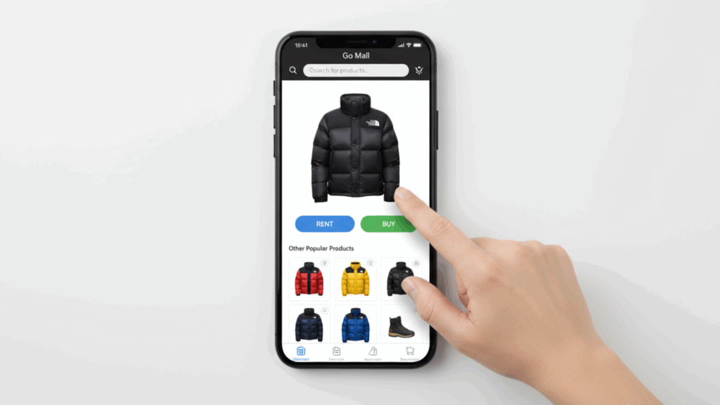 ตารางเปรียบเทียบต้นทุนการเช่าและซื้อ เสื้อกันหนาว แบรนด์ดัง