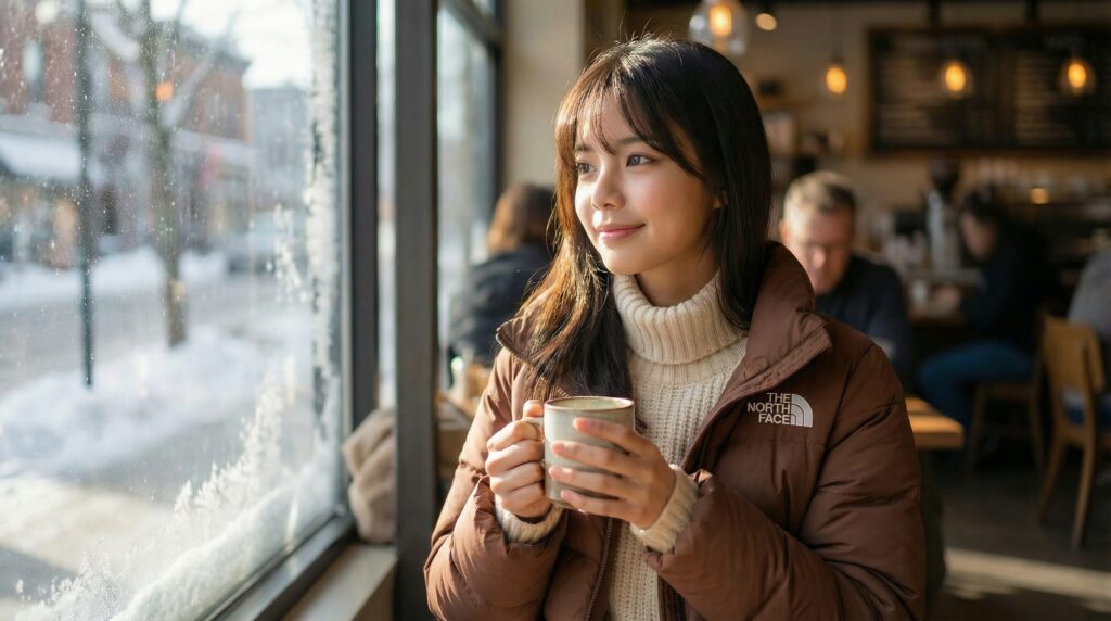 เสื้อกันหนาวขนเป็ด The North Face