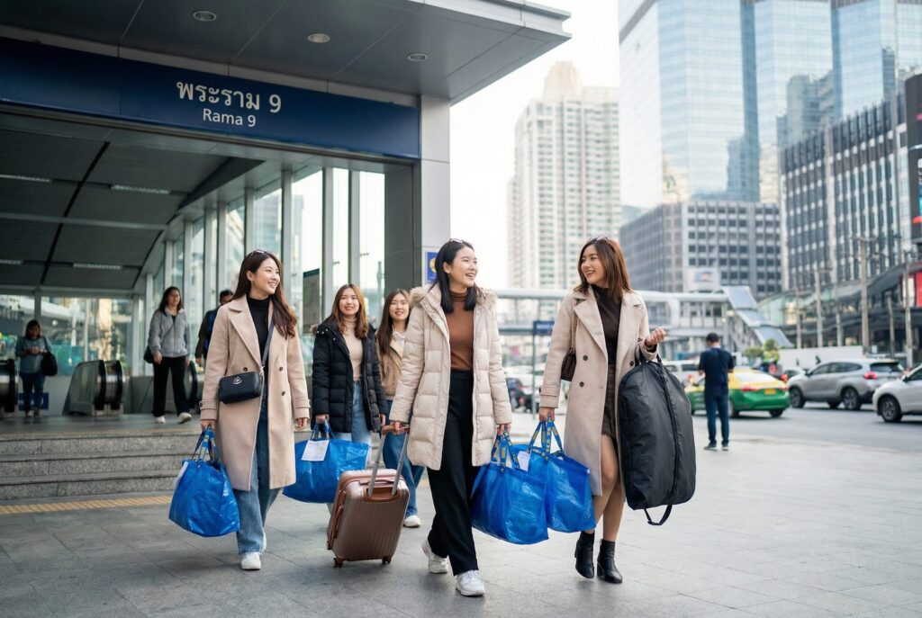 เช่าเสื้อกันหนาวที่ Go Mall ใกล้ MRT