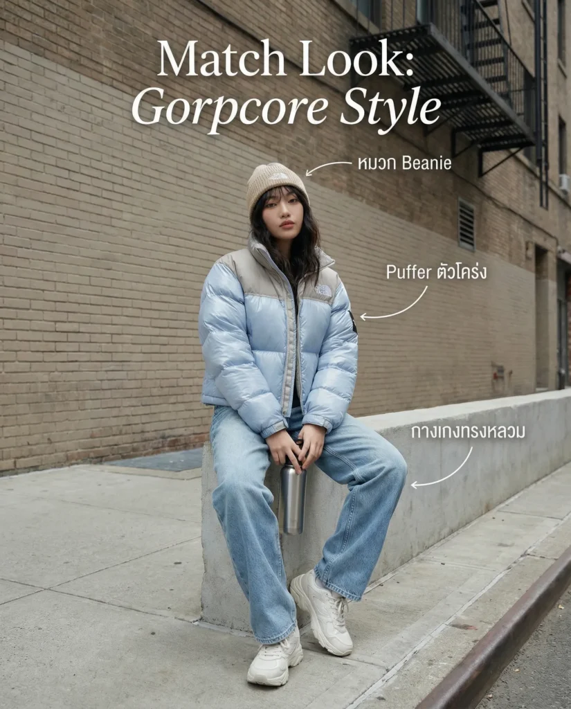 แมทช์ชุดสไตล์ Gorpcore เทรนด์แฟชั่นมาแรง