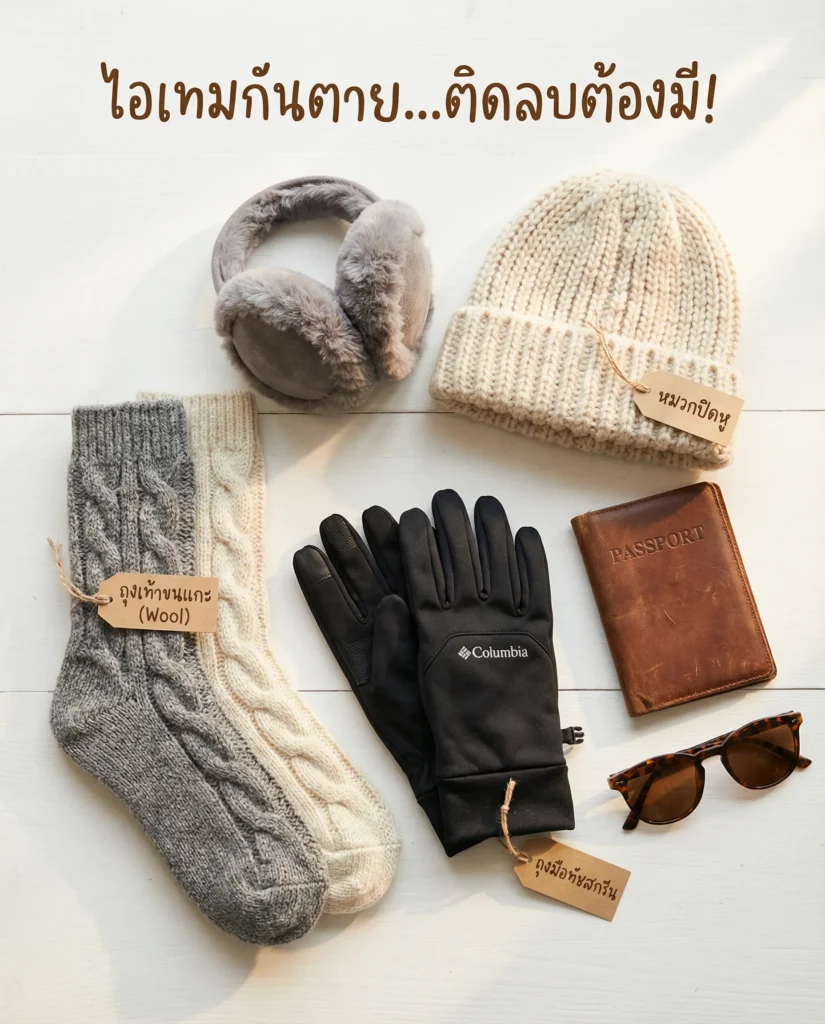 ไอเทมกันหนาวอุณหภูมิติดลบ