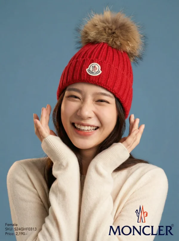 ซื้อหมวกไหมพรมขนแท้ Moncler งานแบรนด์แท้ ที่ GO Mall